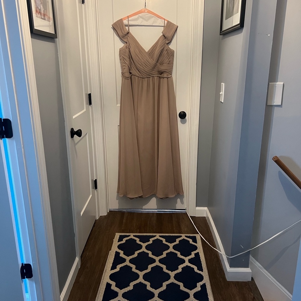 SORELLA VITA Taupe Formal Bridesmaid Dress